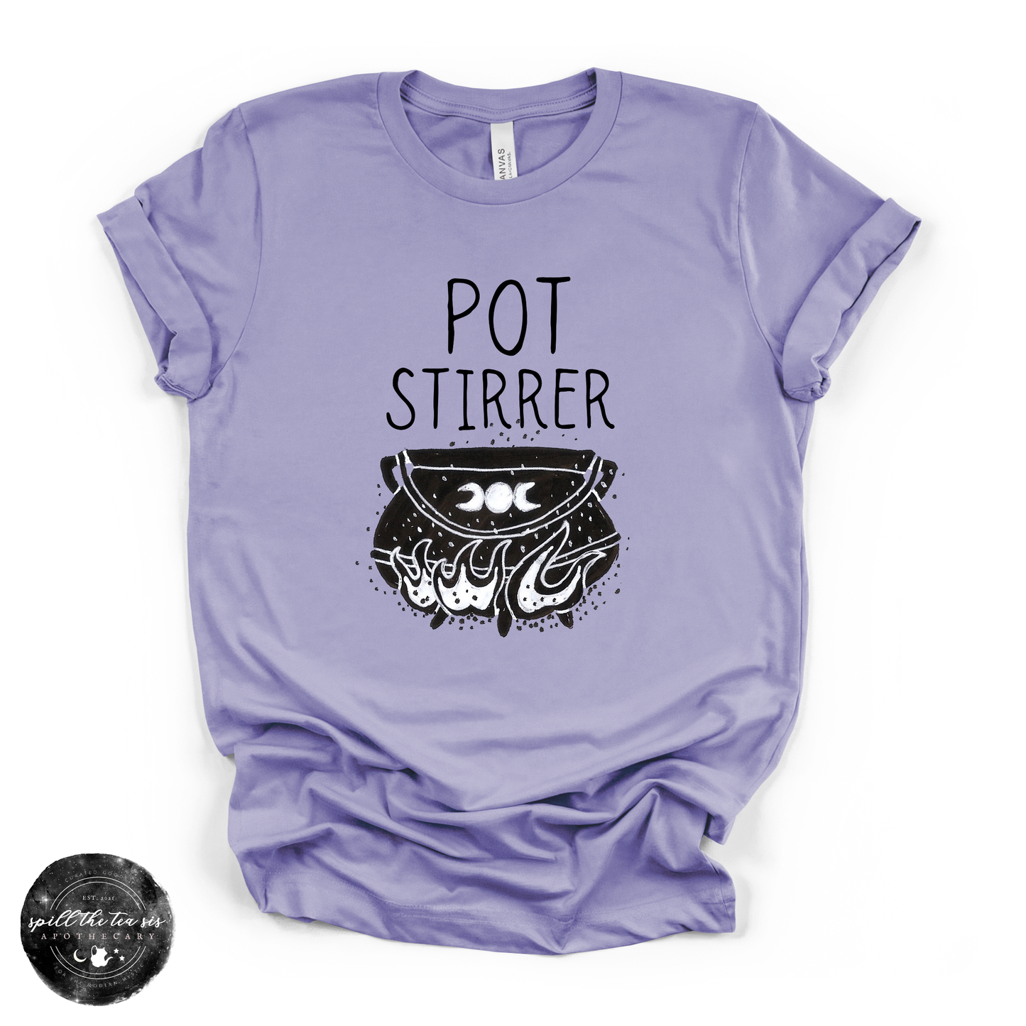 Pot Stirrer Tee | Funny Witchy Graphic T-Shirt