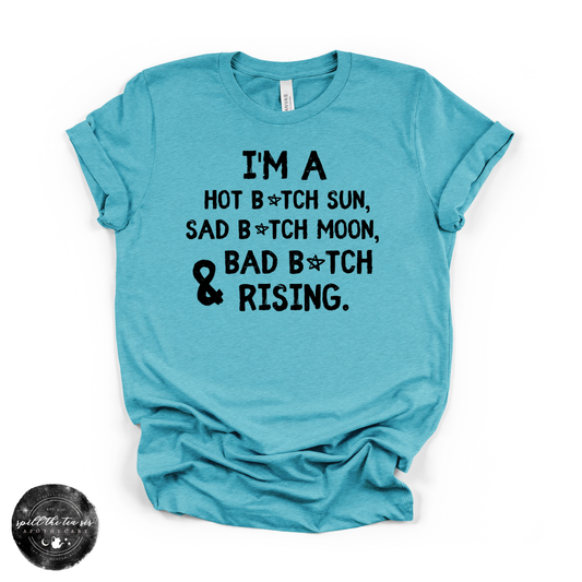 Sun Moon Rising Tee | Astrology Graphic T-Shirt